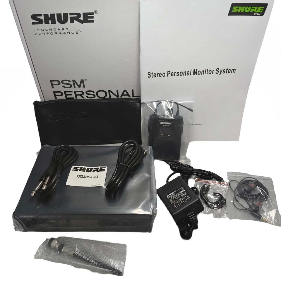 NEW FIT Shure P3TRA215CL-G20 PSM300 Wireless Stereo Personal Monitor System US - Image 4 of 4