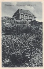 Giant Mountains Reifträgerbaude 1360 M Above Sea Level Postcard AK 1930