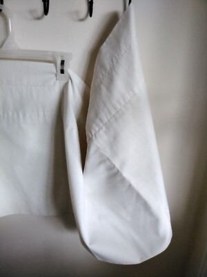 Light Cream Solid Cotton Polyester Valence Curtain 65'' L x 17'' W 3'' Rod Opening