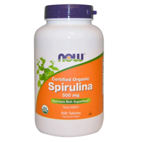 Now Foods Spirulina Organic 500Mg 500 Tab