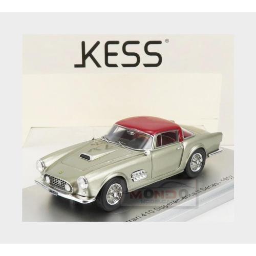 1:43 KESS MODEL Ferrari 410 Superamerica 2S Sn0717Sa 1957 Silver Red KE43056181 - Foto 2 di 2