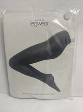 Avon Legwear Size A Matte Microfiber Control Top Tights Black New