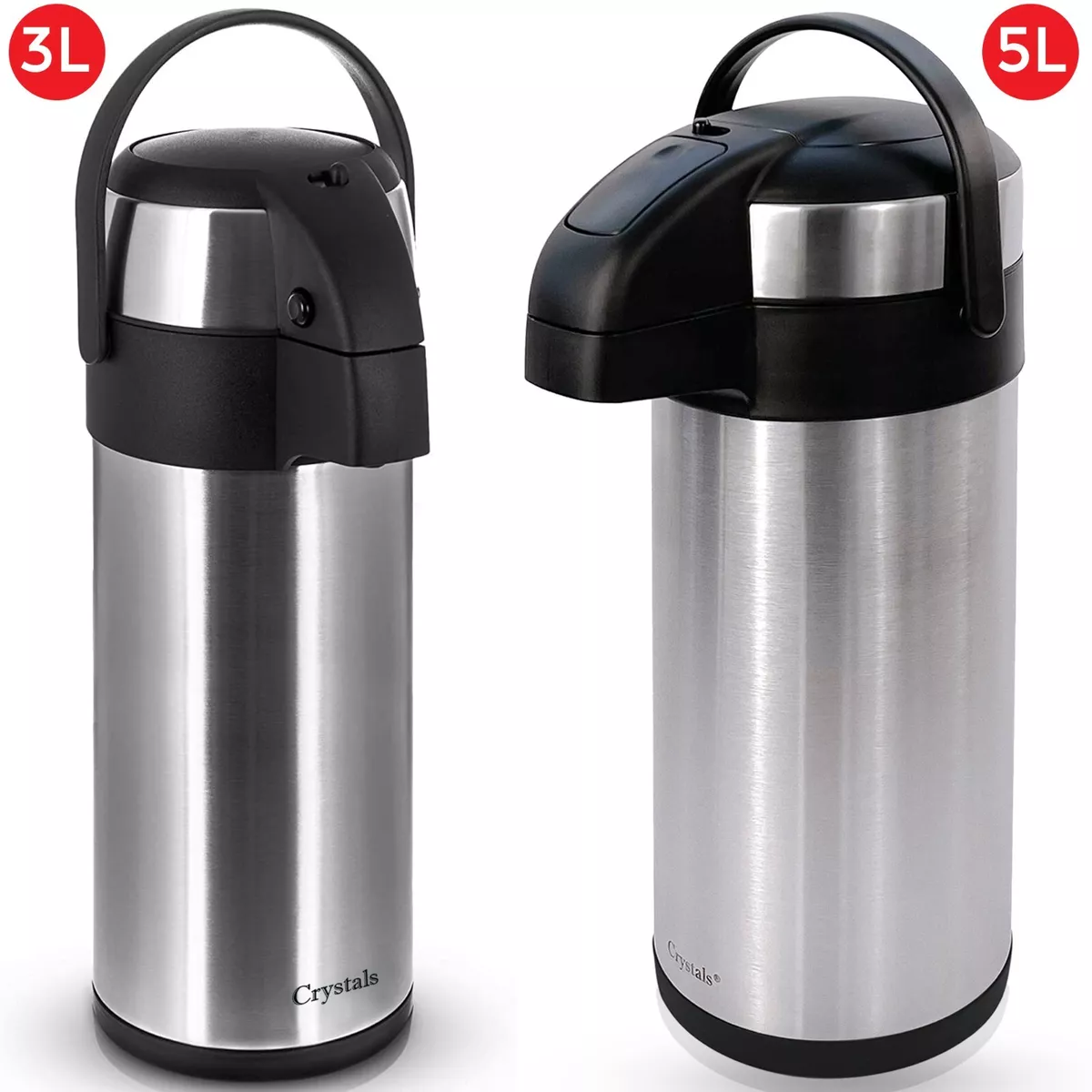 Stainless Steel Thermos Flask Insulated Vacuum Jug For Tea Coffee Hot Drink  New