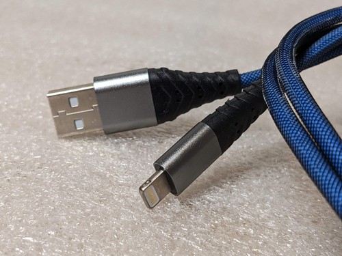 🔥NEW🔥 Voltz Kev-lar Fiber 8ft USB Cable - Apple iPhone/iPad or Micro-USB (A2) - Picture 13 of 32