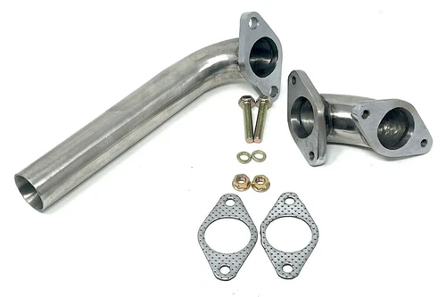 Universal Stainless Steel Dump Pipe & Adaptor for 35/38MM External Wastegate Kit - Bild 7 von 16