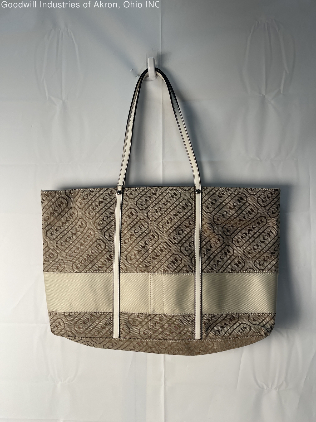 Gently Loved Certified Authentic Beige Coach Tote - image 1