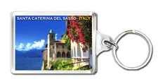 Santa Caterina Dell' Sasso Italy Keyring, Souvenir Keychain