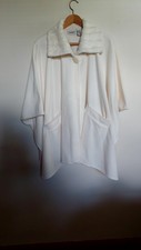 "sher's Rack" Beautifull Snow White Faux Fur Cape By Lemoda