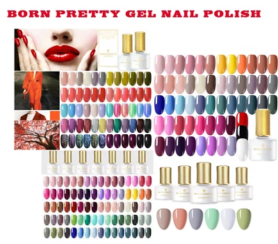 BORN PRETTY Nail Art UV Gel Polish Soak Off Coat Multi-colours listing