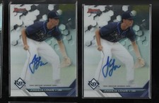 (2) 2016 Josh Lowe Bowmans Best AUTO Lot Joshua Lowe