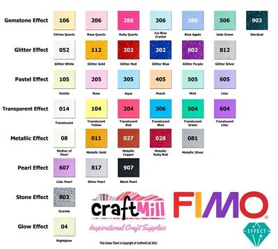 FIMO Polymer Clay Modelling Clay Soft & Effect Christmas 6 Pack