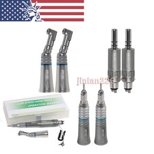 NSK Style Dental Slow Low Speed Handpiece Straight Contra Angle Air Motor 2/4H