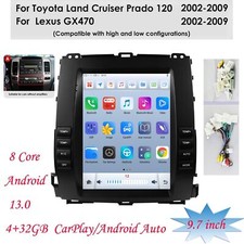 For Toyota Land Cruiser Prado 2002-2009 Android 13 Car Stereo Radio Gps Carplay