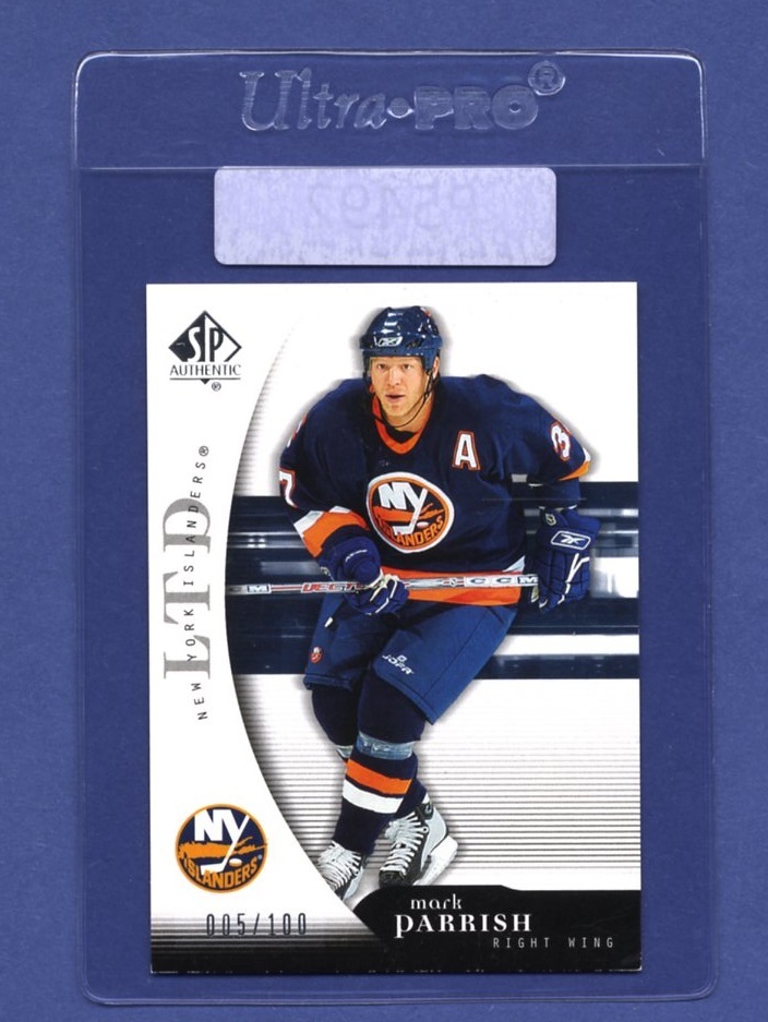 05-06 UD SP Authentic Limited Parallel Mark Parrish 005/100 #64 * P5492