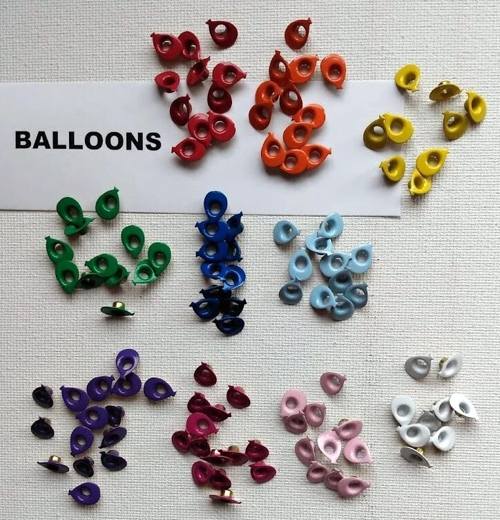 Huge Lot 474 Paper Eyelets Shapes Mix Themes/Colors 4 Scrapbooking & DIY Crafts - Image 2 of 4