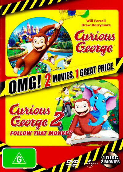 Curious George / Curious George 2: Follow That Monkey DVD Curious George / Curious George 2: Follow That Monkey DVD