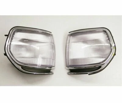 1 Pair Front Corner Lamp Light LH RH For Toyota Land Cruiser 80 Series 1992-1996 - Image 1 of 2