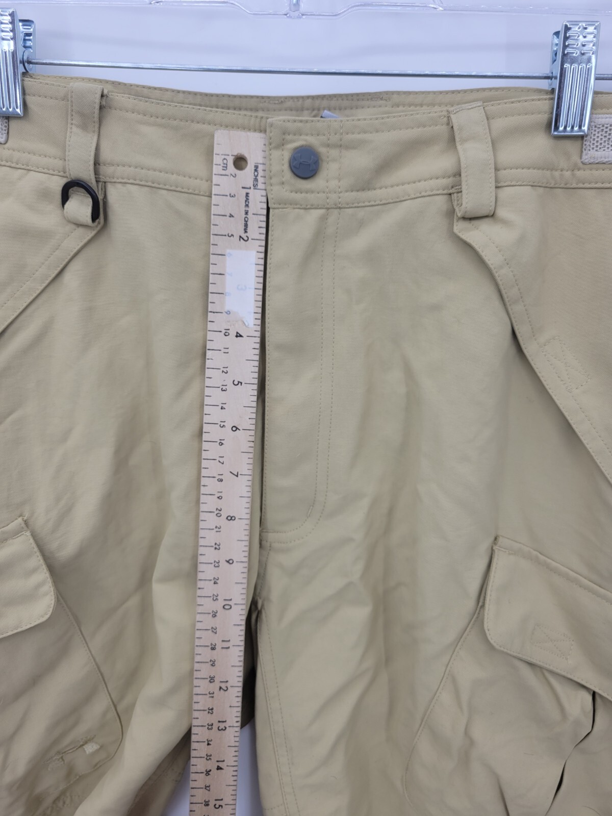 Under Armour Pants Mens Medium Tan All Season Gear Cargo Utility Pockets Outdoor thumbnail 9