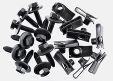 GM Truck Body Bolts & U-nut Clips- M8-1.25 x 30mm- 13mm Hex- 20pcs (10ea)- #155