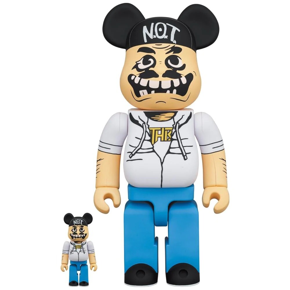 Medicom Toy BE@RBRICK Bearbrick 400% + 100% ANTHRAX NOTMAN
