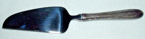 1941 TOWLE STERLING *SILVER FLUTES Cheese KNIFE SPREADER Stainless BLADE NO mono