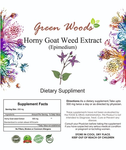 Horny Goat Weed (Epimedium) Extarct 40% Icariin beste Qualität Pulver Ergänzung - Bild 3 von 6