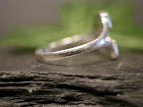 Wunderbarer 925 Sterling Silber Ring Buchstabe Initiale C Struktur Elegant Edel - Bild 7 von 8
