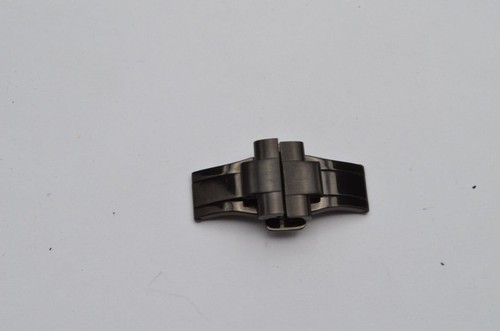 Gucci Acciaio Bracciale 18MM Chiusure Pieghevoli Deployment Clasp Inox 3234 Nero