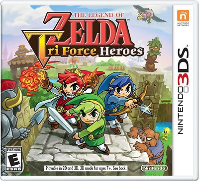 NEW Legend of Zelda: Tri Force Heroes (Nintendo 3DS, 2015) World Edition