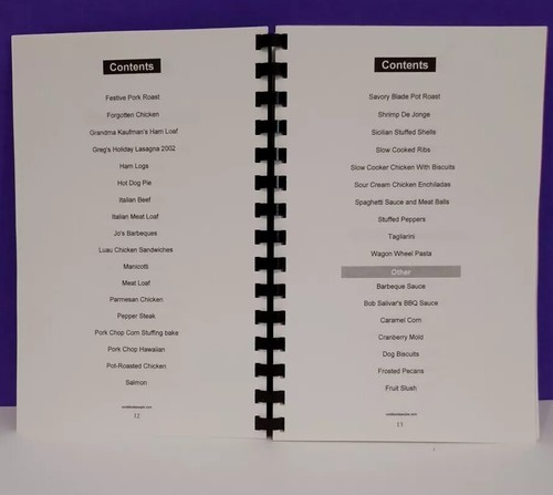 COOKBOOK-4th Of July Family Festival - Winnebago, Illinois-Spiral Bound-2004 - Picture 13 of 20