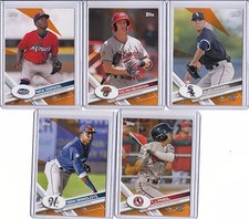 2017 Pro Debut Orange Base Parallel #46 Demi Orimoloye Brewers /25