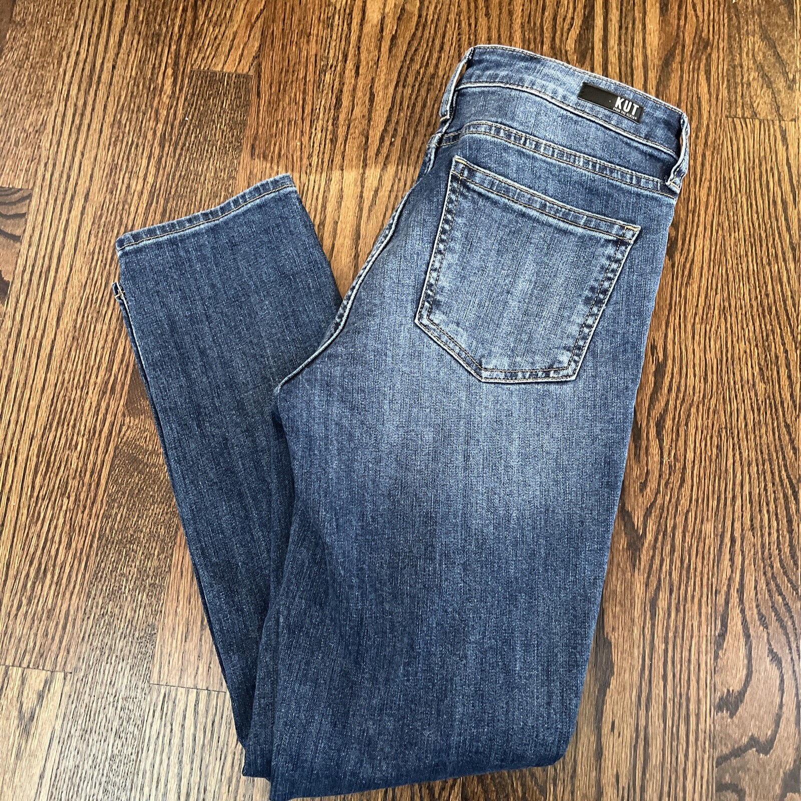 Kut from the Kloth Size 4 Catherine High Rise Boyfriend Bootcut Jeans Denim - View 9