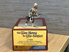 Britains 27008 War Along The Nile British 42nd Highlander Defending Bayonet WAN