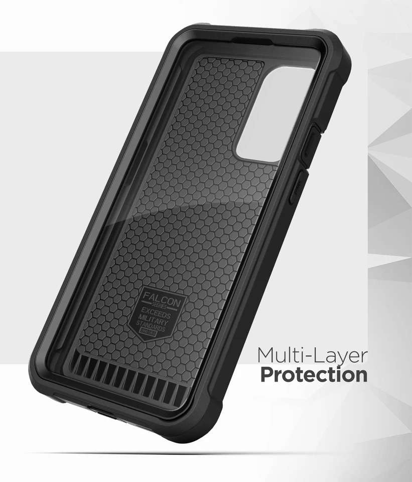 OnePlus 9 Pro Case with Screen Protector Full Body Built-in Screen Case (Black) - Image 3 of 4