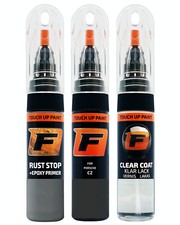 für PORSCHE C2 GRAPHITGRAU LACKSTIFT Reparatur Set Autolack Kratzer