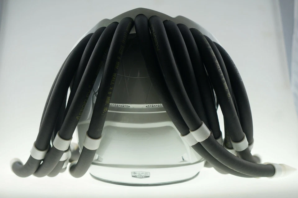 1999 PREDATOR GLOSSY PEARL BK CASCO MOTORCYCLE HELMET CUSTOM SIZE M - Image 4 of 4