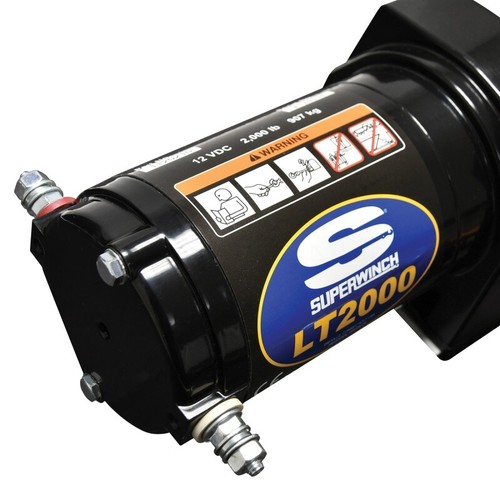 Cuerda de acero Superwinch 2000 LBS 12 VDC 5/32 pulgadas x 49 ft cabrestante LT2000 - Imagen 5 de 10