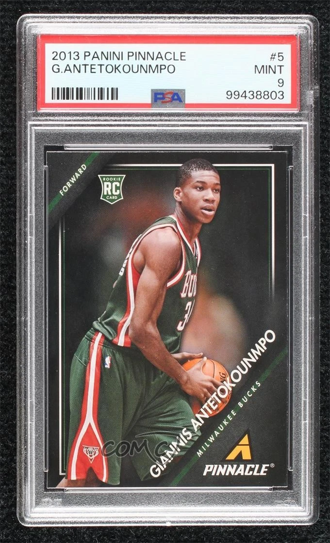 Giannis Antetokounmpo Basketball Grade 9 Rookie Sports Trading