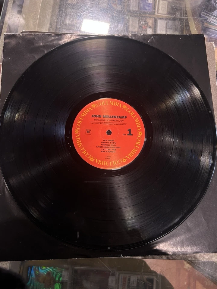 John Mellencamp Self Titled LP C 69602 Columbia 1998 Cutout Rare - Image 4 of 4