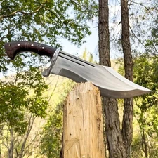 Custom Handmade Carbon Steel Blade Tactical Bowie Knife | Hunting Knife Camping
