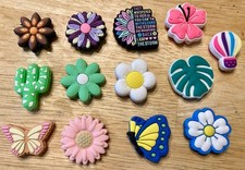 12-various 2 sided silicone beads for pens,keychains  more