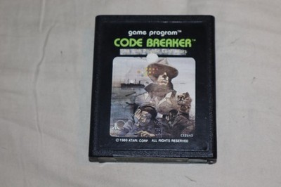 Codebreaker Code Breaker (Atari 2600, 1981) Authentic TESTED WORKS