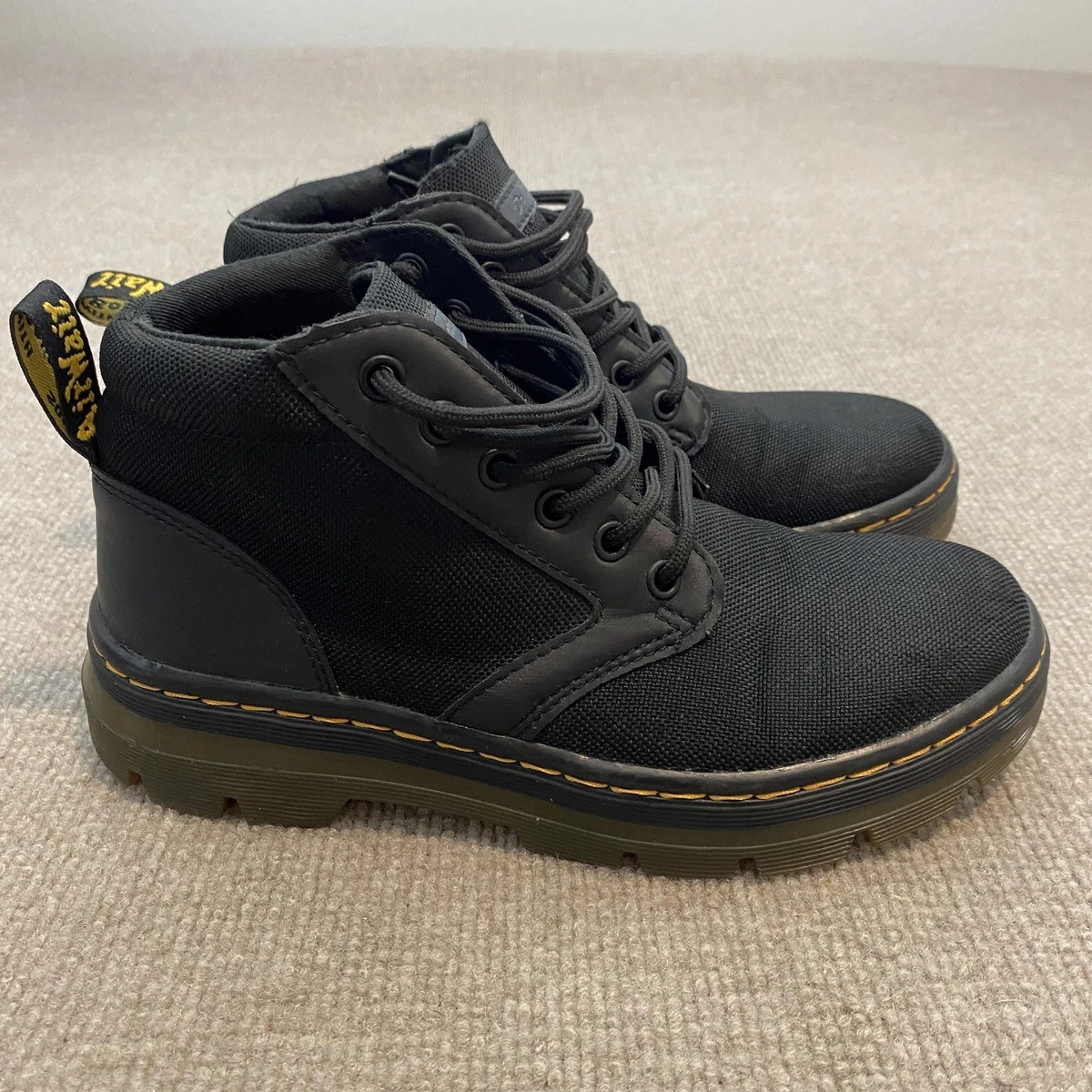 Dr. Martens Black Leather Chukka Boots Men Size 8 Womens 7 New Condition Amazon.com | Dr. Martens Unisex-Adult Brookline Chukka 6 Eye  main image 3