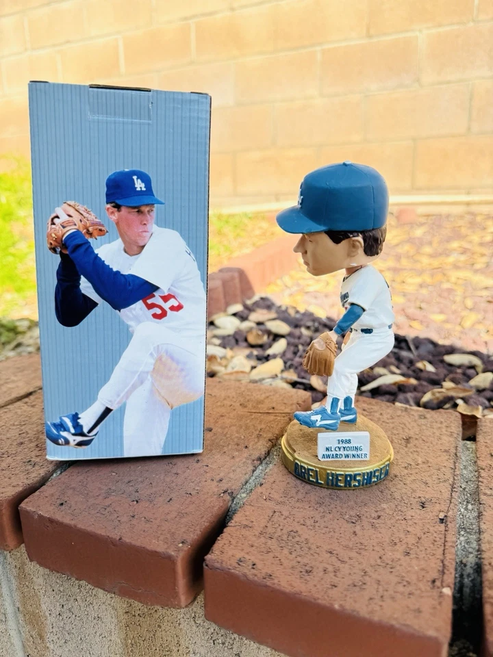 Orel Hershiser 2012 Los Angeles Dodgers Booblehead 1988 NL CY Young Award Foto 3 de 4