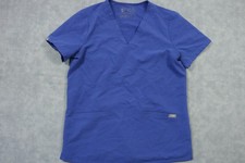 FIGS Scrub Top Womens Small Technical Collection V Neck Medical Uniform Shirt