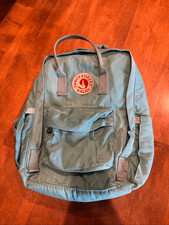 Mochila Kalidi Fancy Forest estilo Kanken verde azulado tamaño completo bolsa de viaje escolar Unise