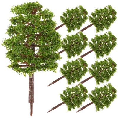 Lifelike Decorative Scenery Architecture Model Trees Office Sand Table 20 PC
