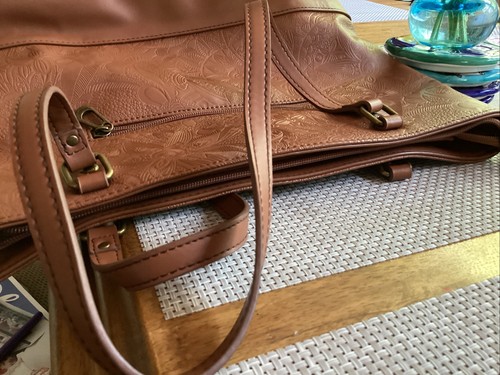 Sakroots Arcadia Spirit Desert Faux Leather Brown Handbag Purse 14x10x4 - Picture 10 of 10