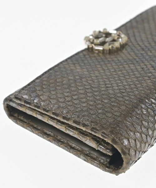 Gucci Python Wallcoin Coin Case Beige Brown Used - image 7