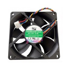 1 pc. New DA08025B12UH Cooling Fan 8025 DC12V 0.50A 80*80*25mm 4PinA3